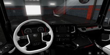 Black & White Interior для Scania Next Gen 2016 S&R 0