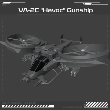 VA-2C "Havoc" Gunship