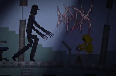 The skinny man from the game Little Nightmares 2