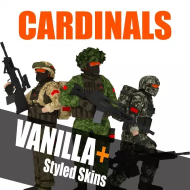 Cardinal Infantry — V+ Styled Skins