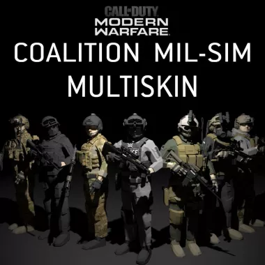MW2019 Coalition Mil-Sim Multiskin