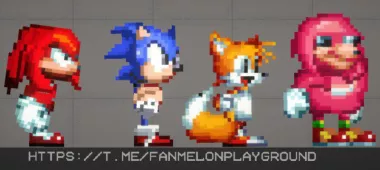 Pack on the game Sonic