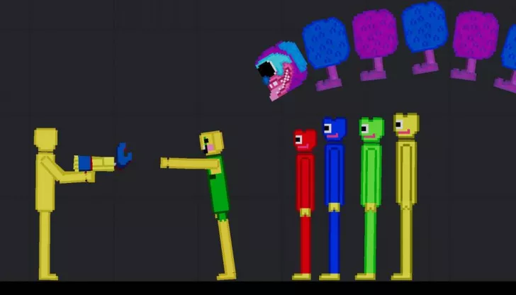 PLAYING AS ALL POPPY PLAYTIME CHAPTER 2 CHARACTERS In Garry's Mod (Mommy  Long Legs, PJ Pug-A-Pillar) 