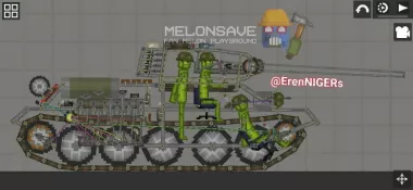 Tiger 2 tank for Melon Playground Mods (Melon Sandbox) - Melmod