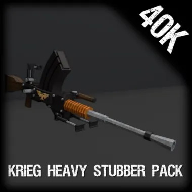 [Legacy] Krieg Heavy Stubber Pack