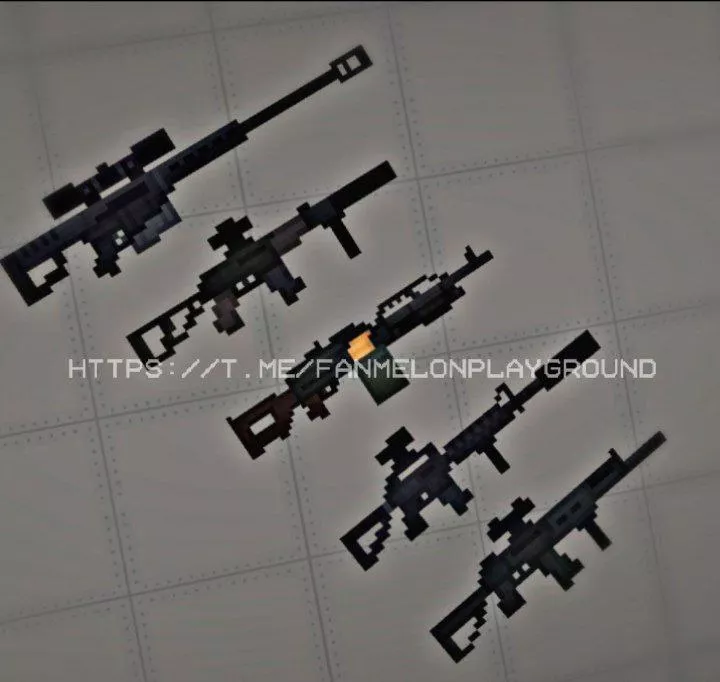 Pack of weapons with body kits