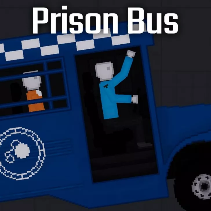Prison Bus. New Unique Vehicle