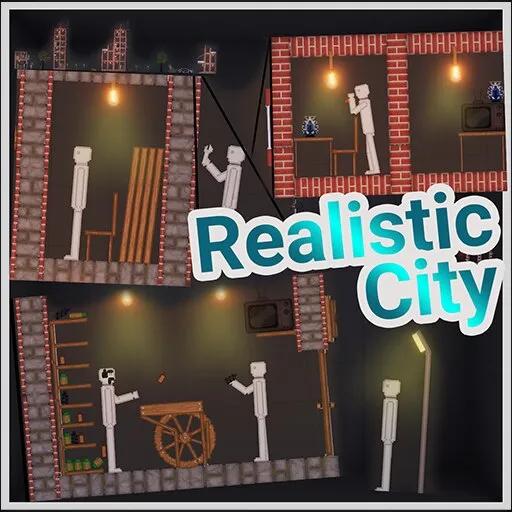 Realistic City for People Playground