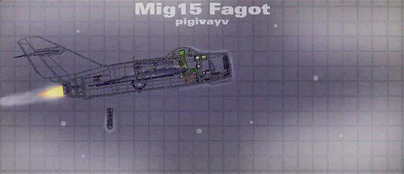 Front-line fighter - MiG 15