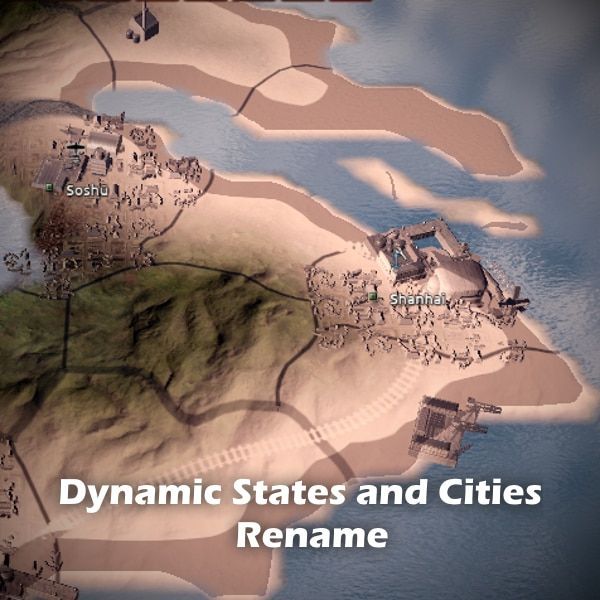 Dynamic States and Cities Rename