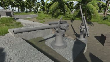 8cm/40 Dual Purpose Gun Turret 0