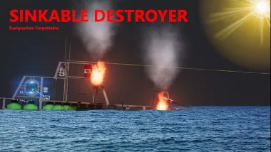 Sinkable Destroyer 1
