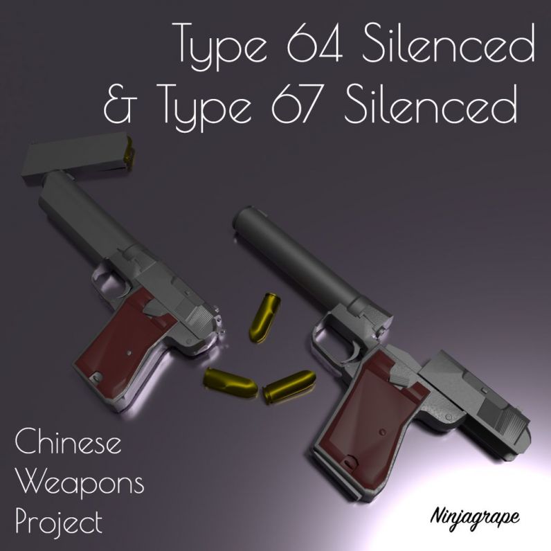Type 64 and Type 67 Silenced Pistols(CWP)
