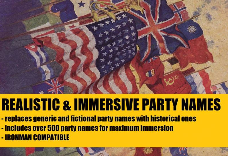 Realistic & Immersive Party Names