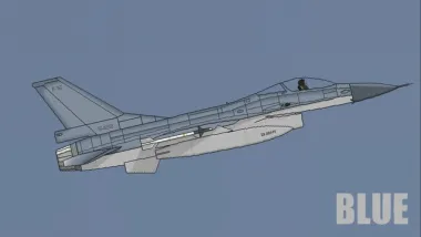 AIRPLANE F-16 MOD 4