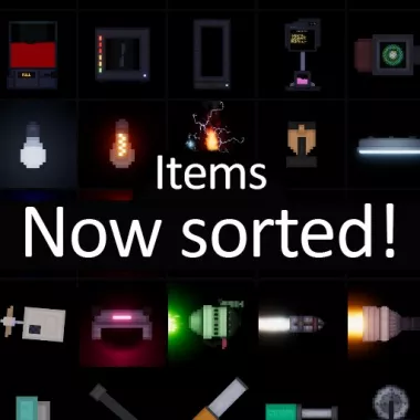 Sorted items in categories [MOD]