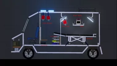Snek Medical™ Modern Ambulance 0