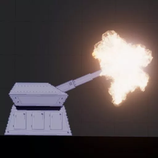 Controllable anti-air cannon