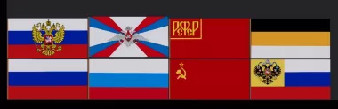 Russian flag+ 0