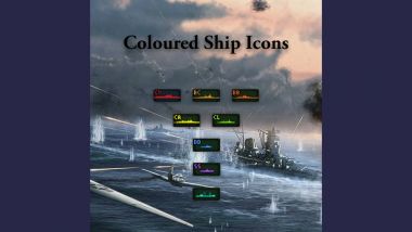 Coloured Ship Icons