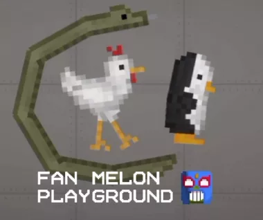 Pack on the fan game The Joy Of Creation for Melon Playground