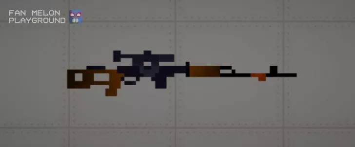 Hunting rifle with optical sight