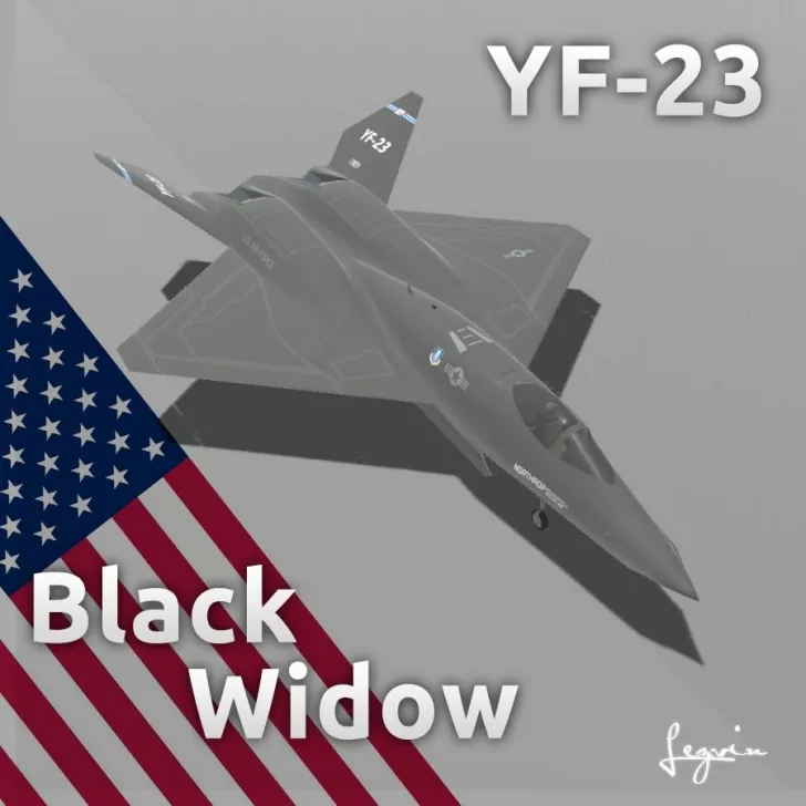 [Reupload]YF-23 Black Widow