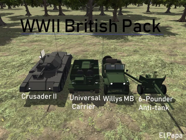 WWII British Ground Pack