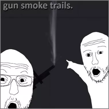 Gun Smoke Trails