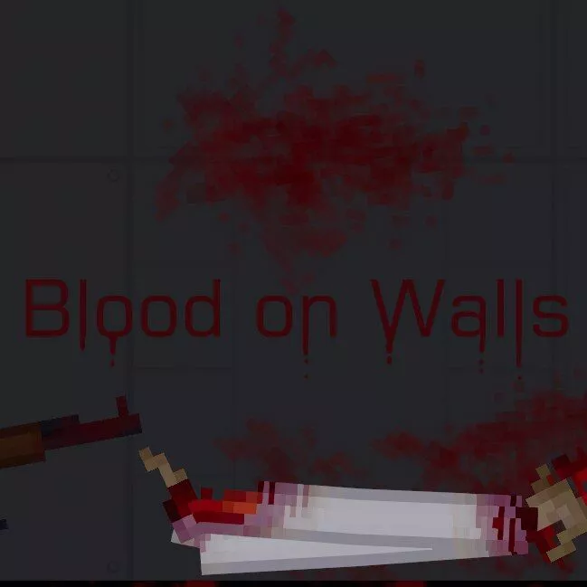 Blood on walls