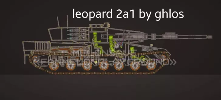 Leopard 2a1 by Ghlos9