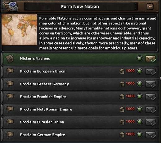 hearts of iron 4 formable nations