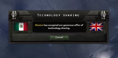 Technology Sharing Interface for MP 1