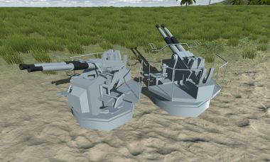 40mm Bofors AA Turret 0