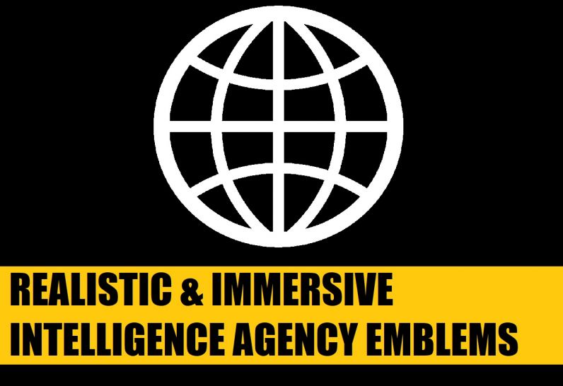 Realistic & Immersive Intelligence Agency Emblems