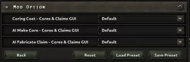 Cores & Claims GUI 0
