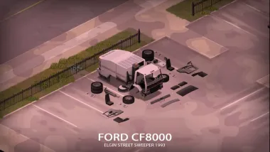 '93 Ford CF8000 Elgin Street Sweeper 3