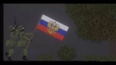 Russian flag+ 1