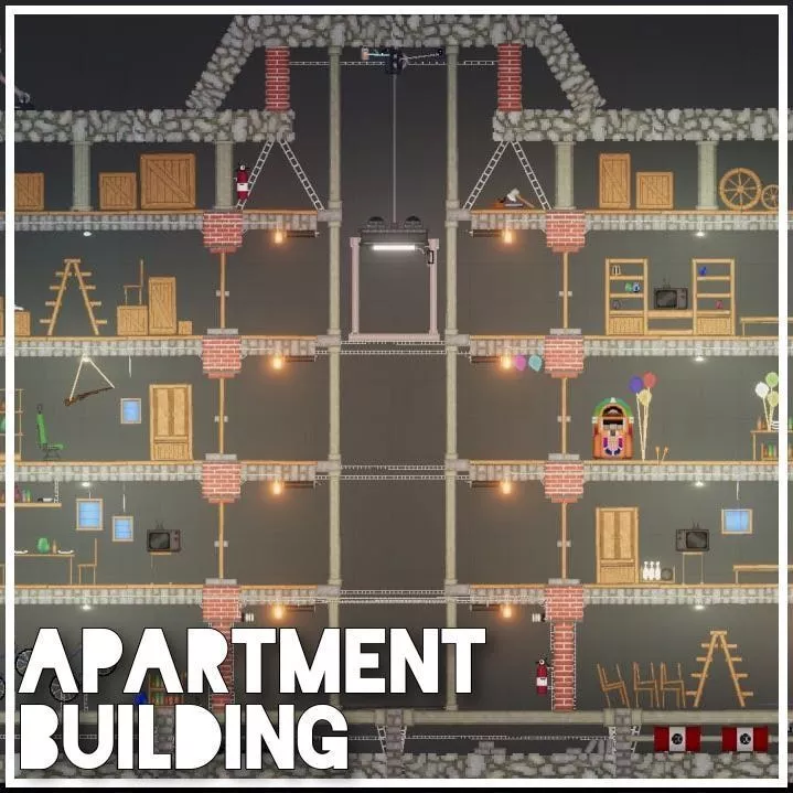 641) 5 Best 3D Building in PPG3D Mod - People Playground 1.23 beta 