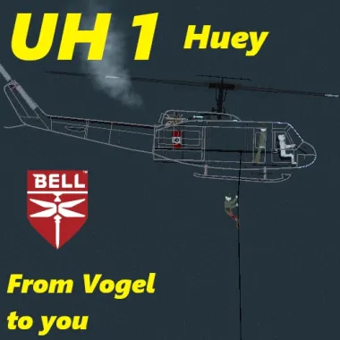 V- Bell UH 1H Huey Iroquois