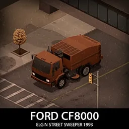 '93 Ford CF8000 Elgin Street Sweeper