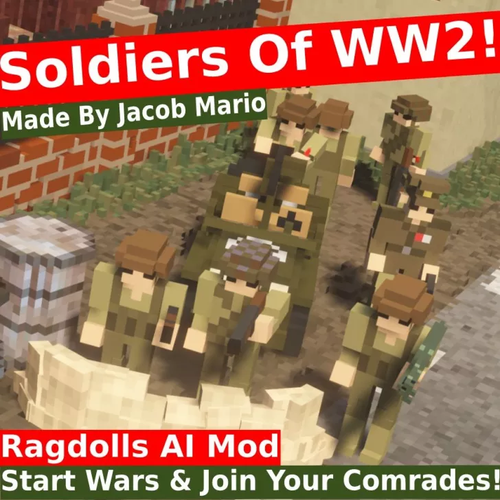 Soldiers Of WW2 (Ragdolls AI Mod)