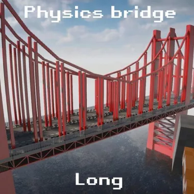 Physics bridge Long With Traffic