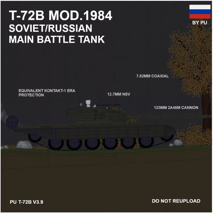 PU T-72B (NO MODS)