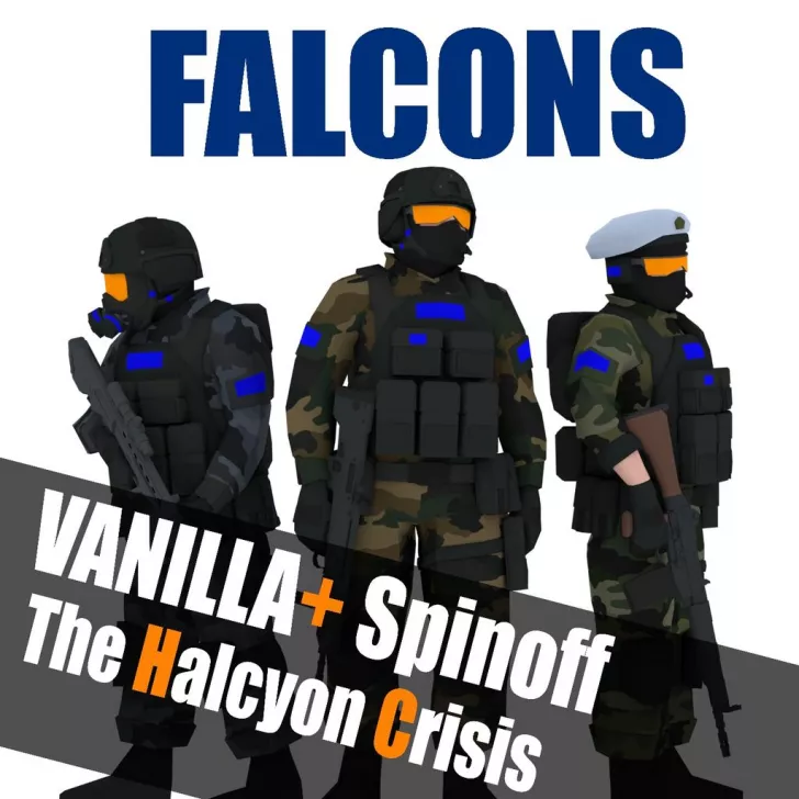 Falcon Infantry — Vanilla+ "The Halcyon Crisis" Spinoff Skins