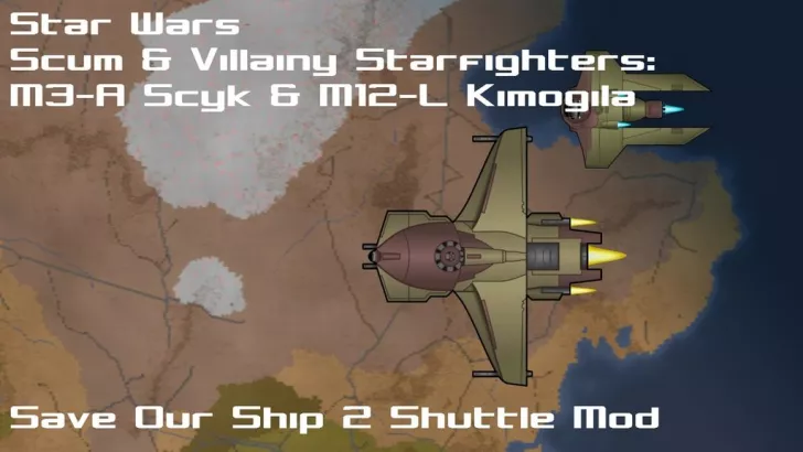 Star Wars Scum and Villainy Starfighters: M3-A Scyk & M12-L Kimogila