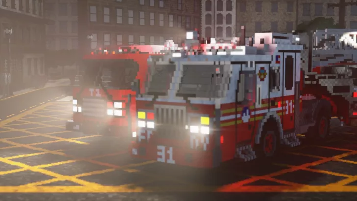 FDNY and LAFD tillers