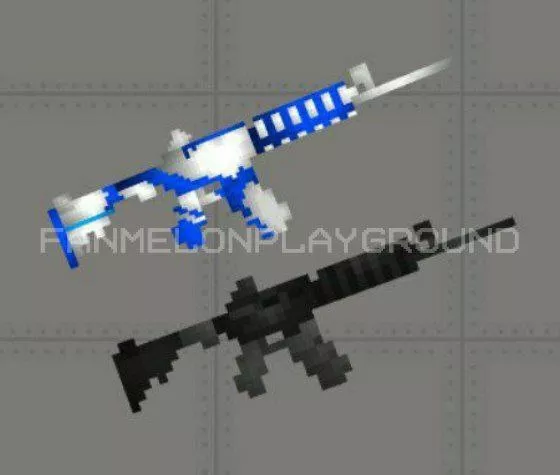 M4A4 and skin "Precision" from Counter Blox: Roblox Offensive Archived Moded