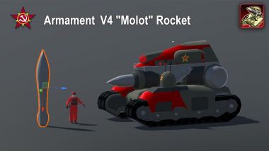 C&C Red Alert3:V4 rocket launcher 0