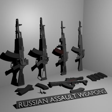Modern Russian Assault Weapons Pack